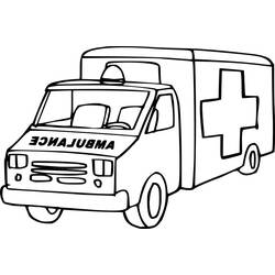 Disegno da colorare: Ambulanza (Trasporti) #136753 - Pagine da Colorare Stampabili Gratuite