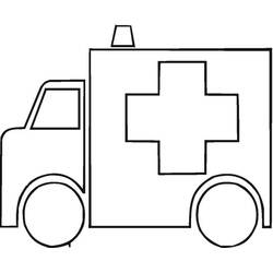 Disegno da colorare: Ambulanza (Trasporti) #136843 - Pagine da Colorare Stampabili Gratuite