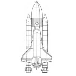 Disegno da colorare: Astronave (Trasporti) #140315 - Pagine da Colorare Stampabili Gratuite