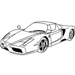 Disegno da colorare: Auto Sportiva / Tuning (Trasporti) #146919 - Pagine da Colorare Stampabili Gratuite
