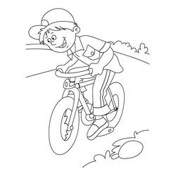 Disegno da colorare: Bicicletta (Trasporti) #137160 - Pagine da Colorare Stampabili Gratuite