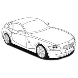 Disegno da colorare: BMW (Trasporti) #204395 - Pagine da Colorare Stampabili Gratuite