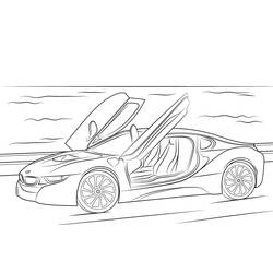 Disegno da colorare: BMW (Trasporti) #204408 - Pagine da Colorare Stampabili Gratuite