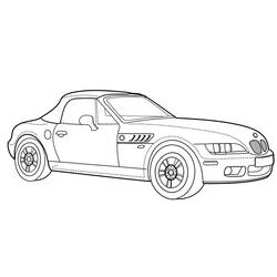 Disegno da colorare: BMW (Trasporti) #204433 - Pagine da Colorare Stampabili Gratuite