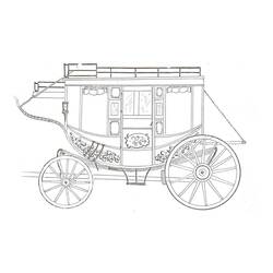 Disegno da colorare: Carrozza (Trasporti) #209854 - Pagine da Colorare Stampabili Gratuite