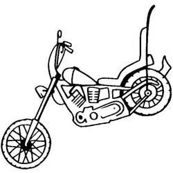 Disegno da colorare: Harley-Davidson (Trasporti) #210570 - Pagine da Colorare Stampabili Gratuite