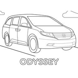 Disegno da colorare: Honda (Trasporti) #204966 - Pagine da Colorare Stampabili Gratuite