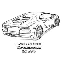 Disegno da colorare: Lamborghini (Trasporti) #174215 - Pagine da Colorare Stampabili Gratuite