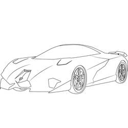 Disegno da colorare: Lamborghini (Trasporti) #174219 - Pagine da Colorare Stampabili Gratuite