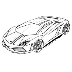 Disegno da colorare: Lamborghini (Trasporti) #217273 - Pagine da Colorare Stampabili Gratuite