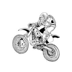 Disegno da colorare: Motocross (Trasporti) #136501 - Pagine da Colorare Stampabili Gratuite