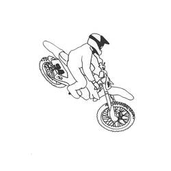 Disegno da colorare: Motocross (Trasporti) #136504 - Pagine da Colorare Stampabili Gratuite