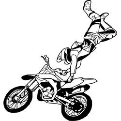 Disegno da colorare: Motocross (Trasporti) #209985 - Pagine da Colorare Stampabili Gratuite