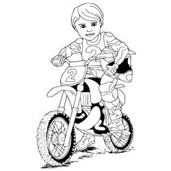 Disegno da colorare: Motocross (Trasporti) #209986 - Pagine da Colorare Stampabili Gratuite