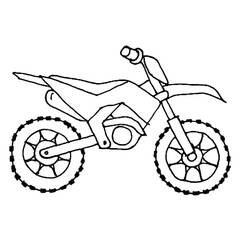 Disegno da colorare: Motocross (Trasporti) #209992 - Pagine da Colorare Stampabili Gratuite