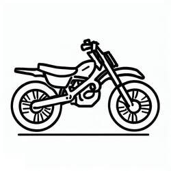 Disegno da colorare: Motocross (Trasporti) #209993 - Pagine da Colorare Stampabili Gratuite