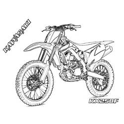 Disegno da colorare: Motocross (Trasporti) #210004 - Pagine da Colorare Stampabili Gratuite