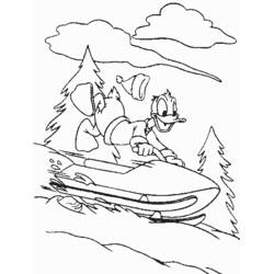 Disegno da colorare: Motoslitta (Trasporti) #139812 - Pagine da Colorare Stampabili Gratuite