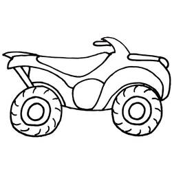 Disegno da colorare: Quad (Trasporti) #179385 - Pagine da Colorare Stampabili Gratuite