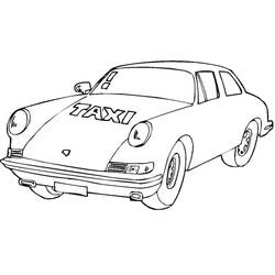 Disegno da colorare: Taxi (Trasporti) #204466 - Pagine da Colorare Stampabili Gratuite