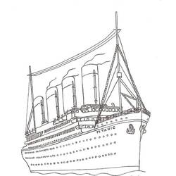 Disegno da colorare: Titanic (Trasporti) #201924 - Pagine da Colorare Stampabili Gratuite