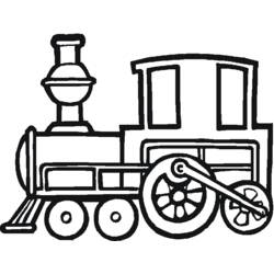 Disegno da colorare: Treno / Locomotiva (Trasporti) #135188 - Pagine da Colorare Stampabili Gratuite
