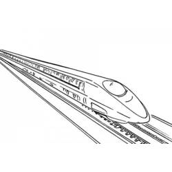 Disegno da colorare: Treno / Locomotiva (Trasporti) #135245 - Pagine da Colorare Stampabili Gratuite