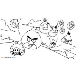 Disegno da colorare: Angry Birds (Videogiochi) #25051 - Pagine da Colorare Stampabili Gratuite