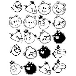Disegno da colorare: Angry Birds (Videogiochi) #25109 - Pagine da Colorare Stampabili Gratuite