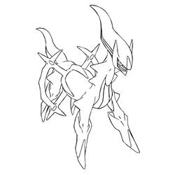 Disegno da colorare: Arceus (Videogiochi) #181852 - Pagine da Colorare Stampabili Gratuite