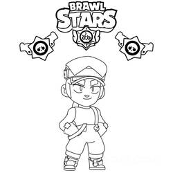 Disegni da colorare: Brawl Stars - Pagine da Colorare Stampabili Gratuite