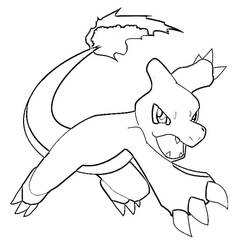 Disegno da colorare: Charmeleon (Videogiochi) #218939 - Pagine da Colorare Stampabili Gratuite
