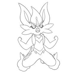 Disegno da colorare: Cinderace (Videogiochi) #219147 - Pagine da Colorare Stampabili Gratuite