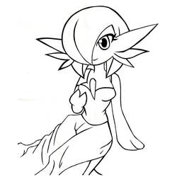Disegno da colorare: Gardevoir (Videogiochi) #181511 - Pagine da Colorare Stampabili Gratuite