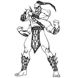 Disegno da colorare: Mortal Kombat (Videogiochi) #207858 - Pagine da Colorare Stampabili Gratuite