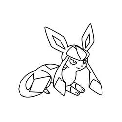 Disegno da colorare: Pokemon Glaceon (Videogiochi) #187353 - Pagine da Colorare Stampabili Gratuite