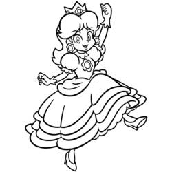 Disegno da colorare: Principessa Daisy (Videogiochi) #219049 - Pagine da Colorare Stampabili Gratuite