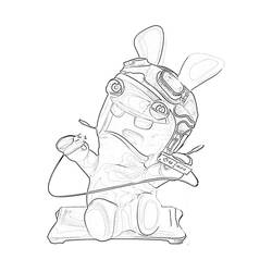 Disegno da colorare: Rabbids (Videogiochi) #114726 - Pagine da Colorare Stampabili Gratuite