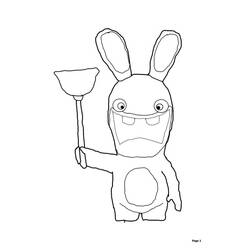 Disegni da colorare: Rabbids - Pagine da Colorare Stampabili Gratuite