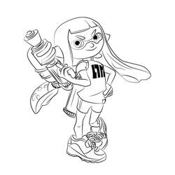 Disegno da colorare: Splatoon (Videogiochi) #186104 - Pagine da Colorare Stampabili Gratuite