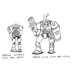 Disegno da colorare: StarCraft (Videogiochi) #121554 - Pagine da Colorare Stampabili Gratuite