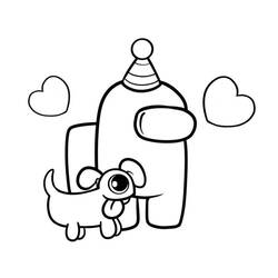 Disegno da colorare: Tra noi (Videogiochi) #171980 - Pagine da Colorare Stampabili Gratuite