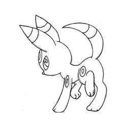 Disegno da colorare: Umbreon (Videogiochi) #181553 - Pagine da Colorare Stampabili Gratuite