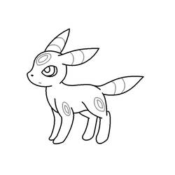 Disegno da colorare: Umbreon (Videogiochi) #181554 - Pagine da Colorare Stampabili Gratuite