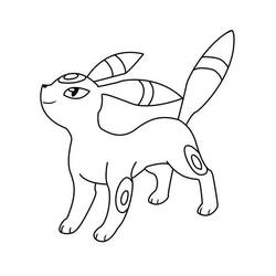 Disegno da colorare: Umbreon (Videogiochi) #181560 - Pagine da Colorare Stampabili Gratuite