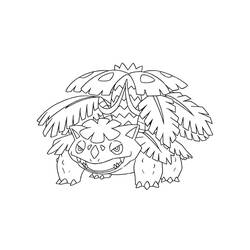Disegno da colorare: Venusaur (Videogiochi) #216865 - Pagine da Colorare Stampabili Gratuite