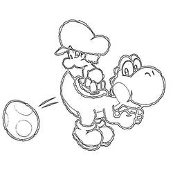 Disegno da colorare: Yoshi (Videogiochi) #113536 - Pagine da Colorare Stampabili Gratuite