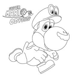 Disegno da colorare: Yoshi (Videogiochi) #195200 - Pagine da Colorare Stampabili Gratuite