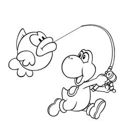Disegno da colorare: Yoshi (Videogiochi) #195217 - Pagine da Colorare Stampabili Gratuite