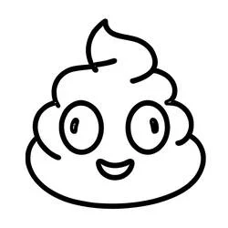 Disegno Emoji a spirale con occhi grandi e sorriso da colorare Disegno Emoji a spirale con occhi grandi e sorriso da colorare